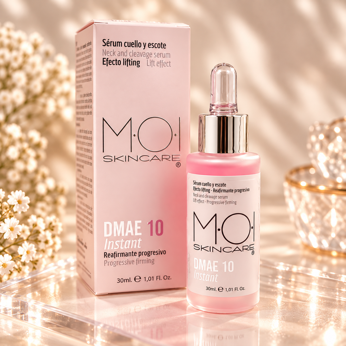M.O.I Skincare DMAE 10 Instant Neck & Décolletage Serum – 30 ml