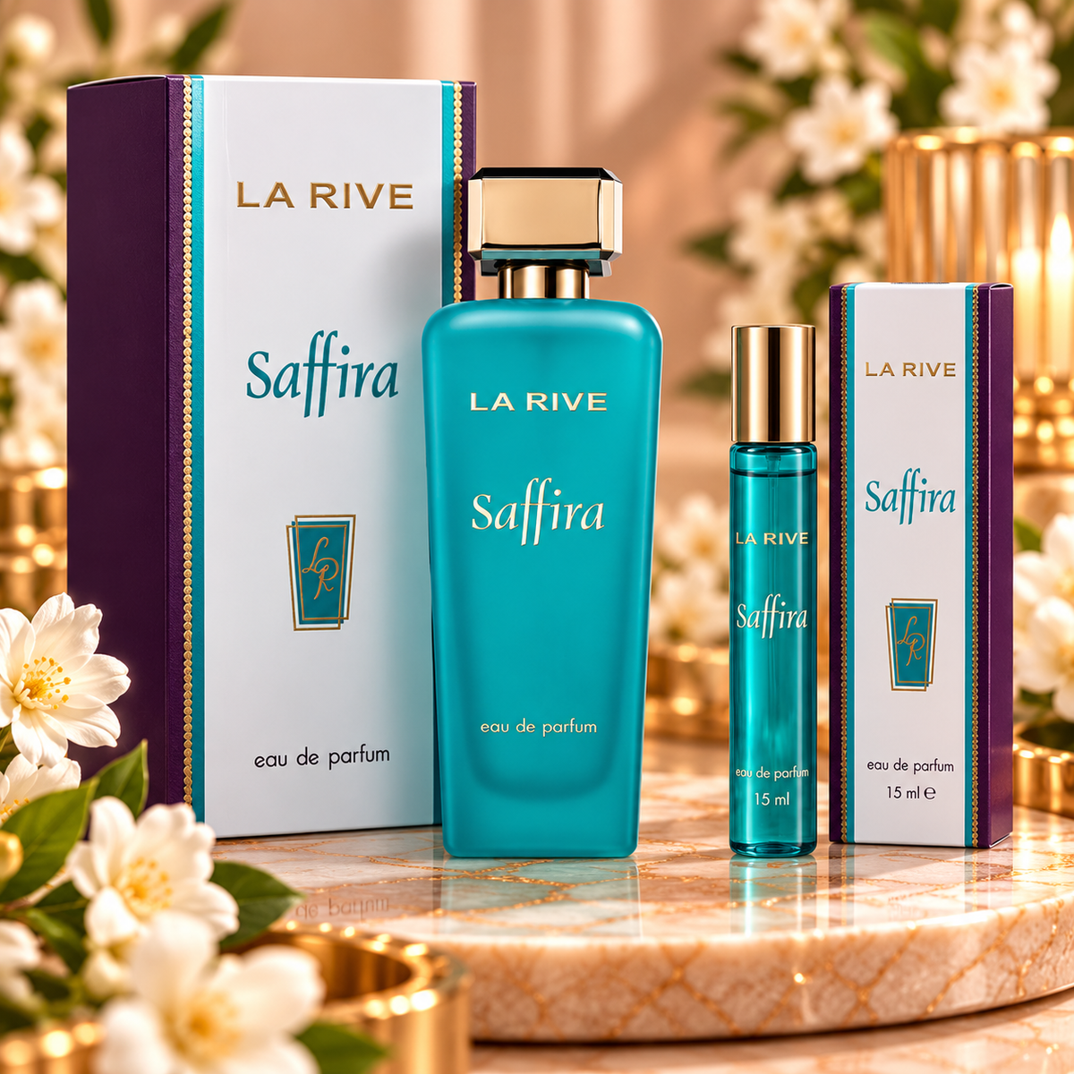 La Rive Saffira Eau de Parfum – 15 ml / 90 ml